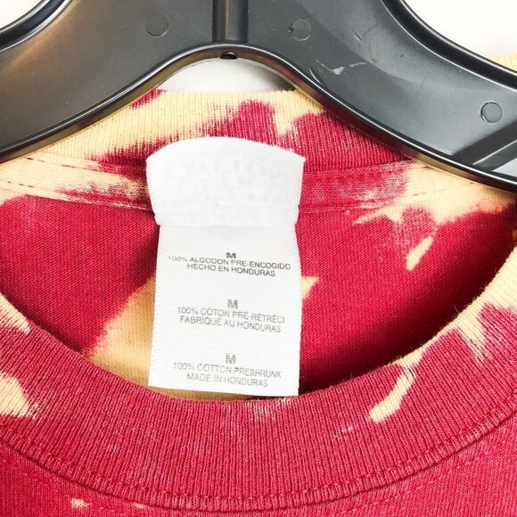 Alabama Crimson Tide Tie Dye Logo Crewneck T Shirt Medium Red - Picture 5 of 5